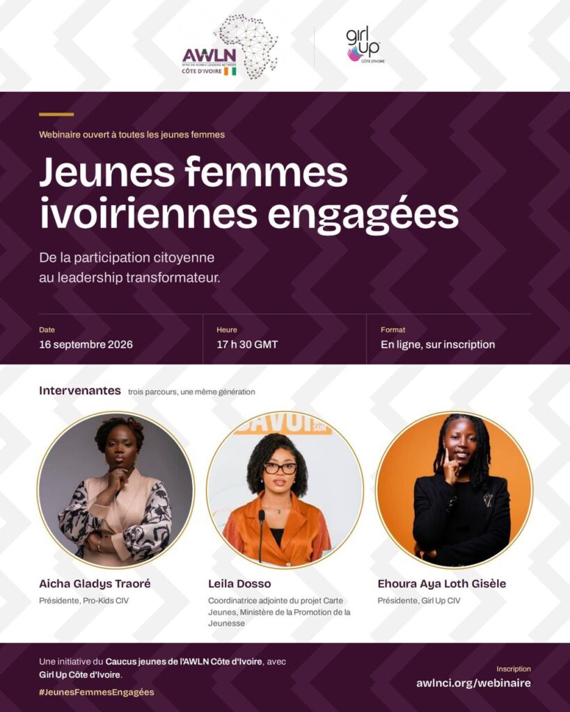 Caucus Jeunes de l’African Women Leaders Network (AWLN) Côte d’Ivoire
